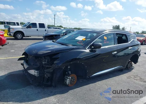 2021 Nissan Murano Sv Fwd из США, поврежденный, VIN 5N1AZ2BJ3MC107264